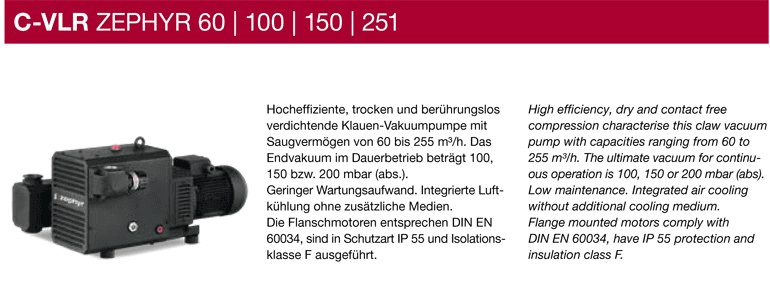 클로우 타입 C-VLR 60/100/150